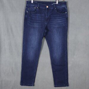 Mugsy Jeans Mens 34x32 Fits 34x31 Blue Fultons Classic Straight Fit Preppy Denim